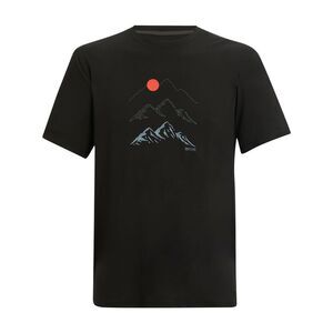 Regatta Mens Fingal Sunset Stretch T-Shirt / Black